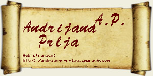 Andrijana Prlja vizit kartica